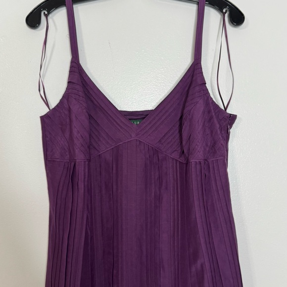 NWT Lauren Ralph Lauren Modern Maasai Purple Nairbi Plum Dress Size 12 - Picture 3 of 9